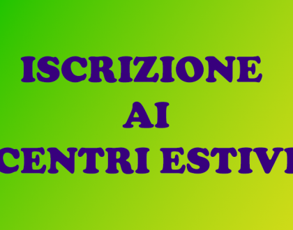 Procedura di iscrizione ai Centri Estivi del Fenice Green Energy Park