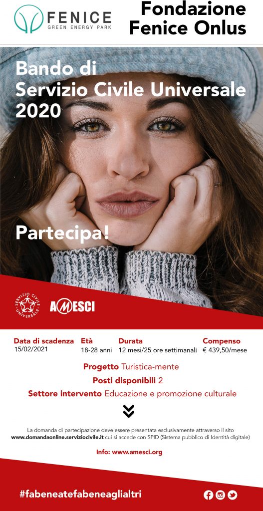 Bando servizio civile universale 2020