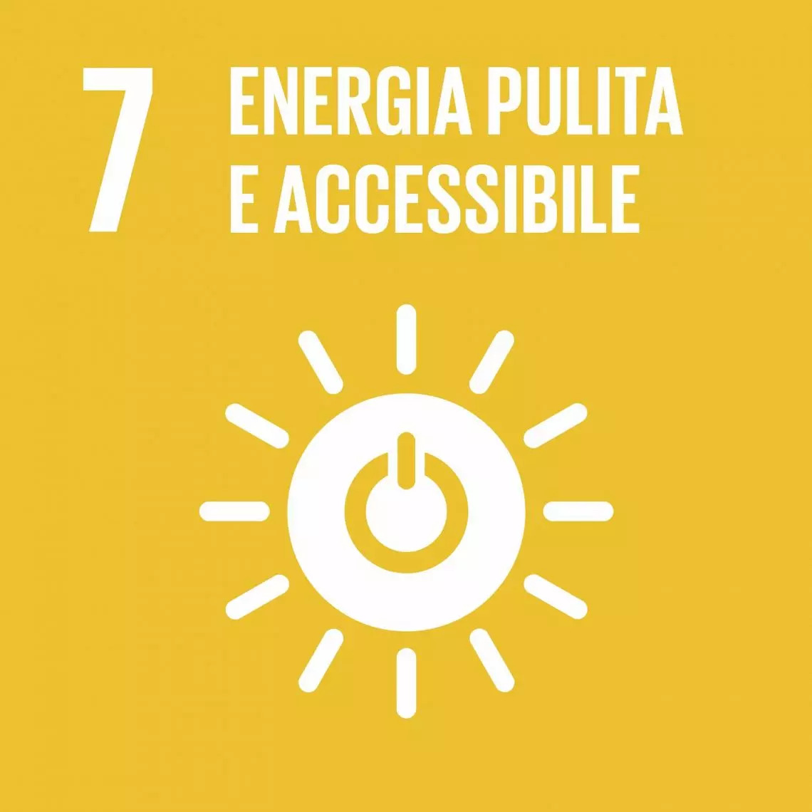 SDG 7 – Energia pulita