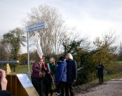 Inaugurazione passerella parchi Fenice-Roncajette: Wangari Muta Maathai