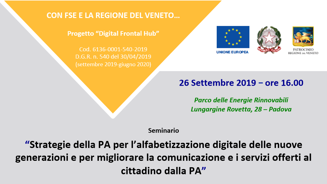 convegno digital frontal hub